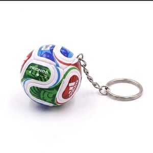 Adidas Trionda Multicolor Soccer Ball Keychain - Kids Toy